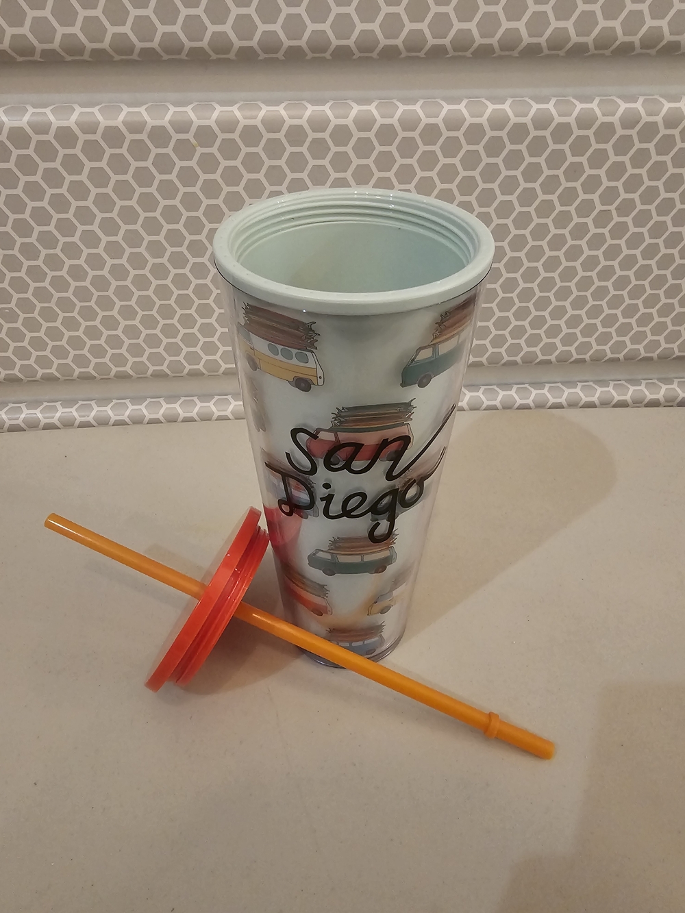 Starbucks San Diego Surf Van Tumbler - Picture 2 of 3